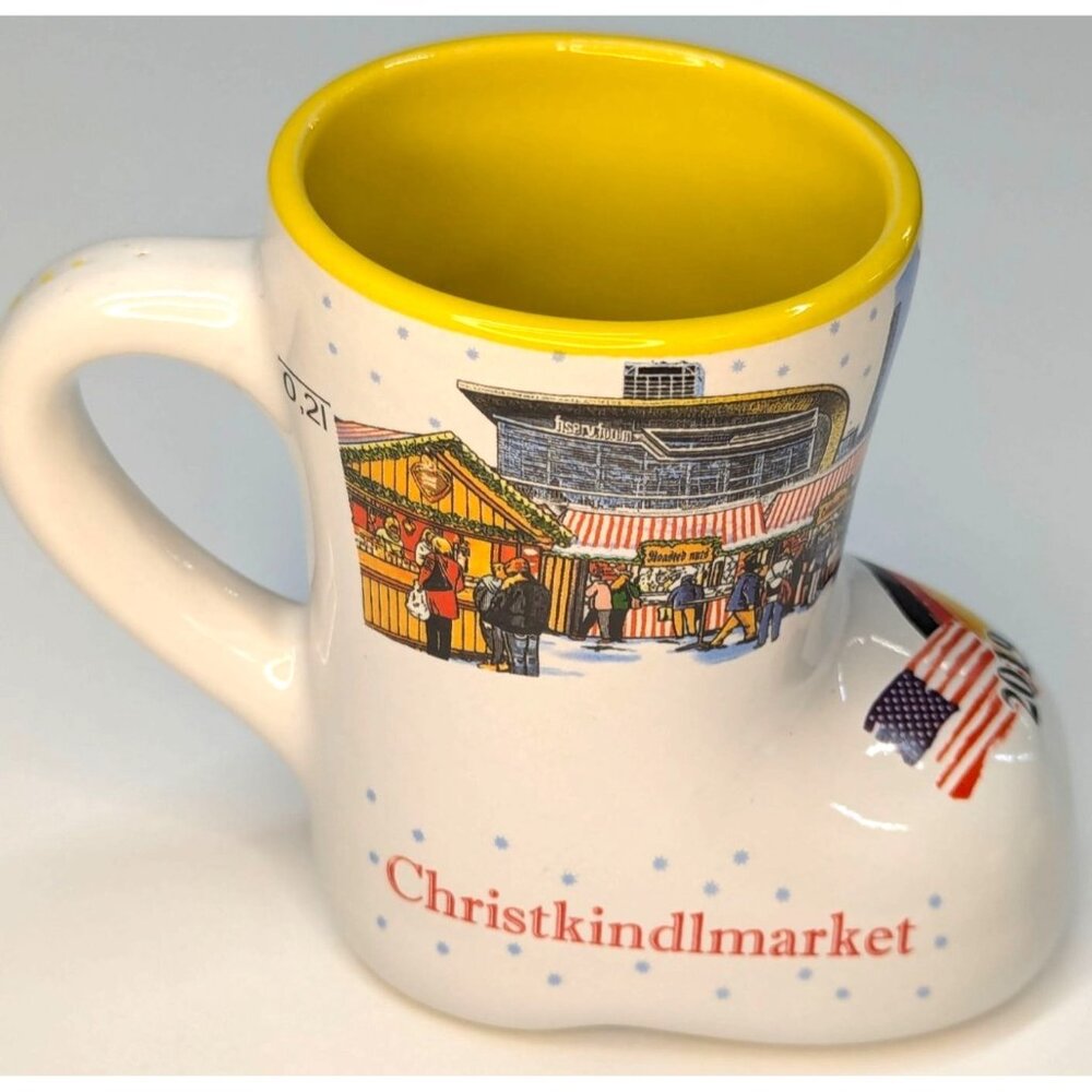 2019 Milwaukee Christkindlmarkt Souvenir Boot Shaped Mug